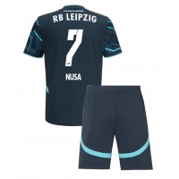 Maglia Calcio RB Leipzig Antonio Nusa #7 Terza Divisa Bambino 2024-25 Manica Corta (+ pantaloncini)